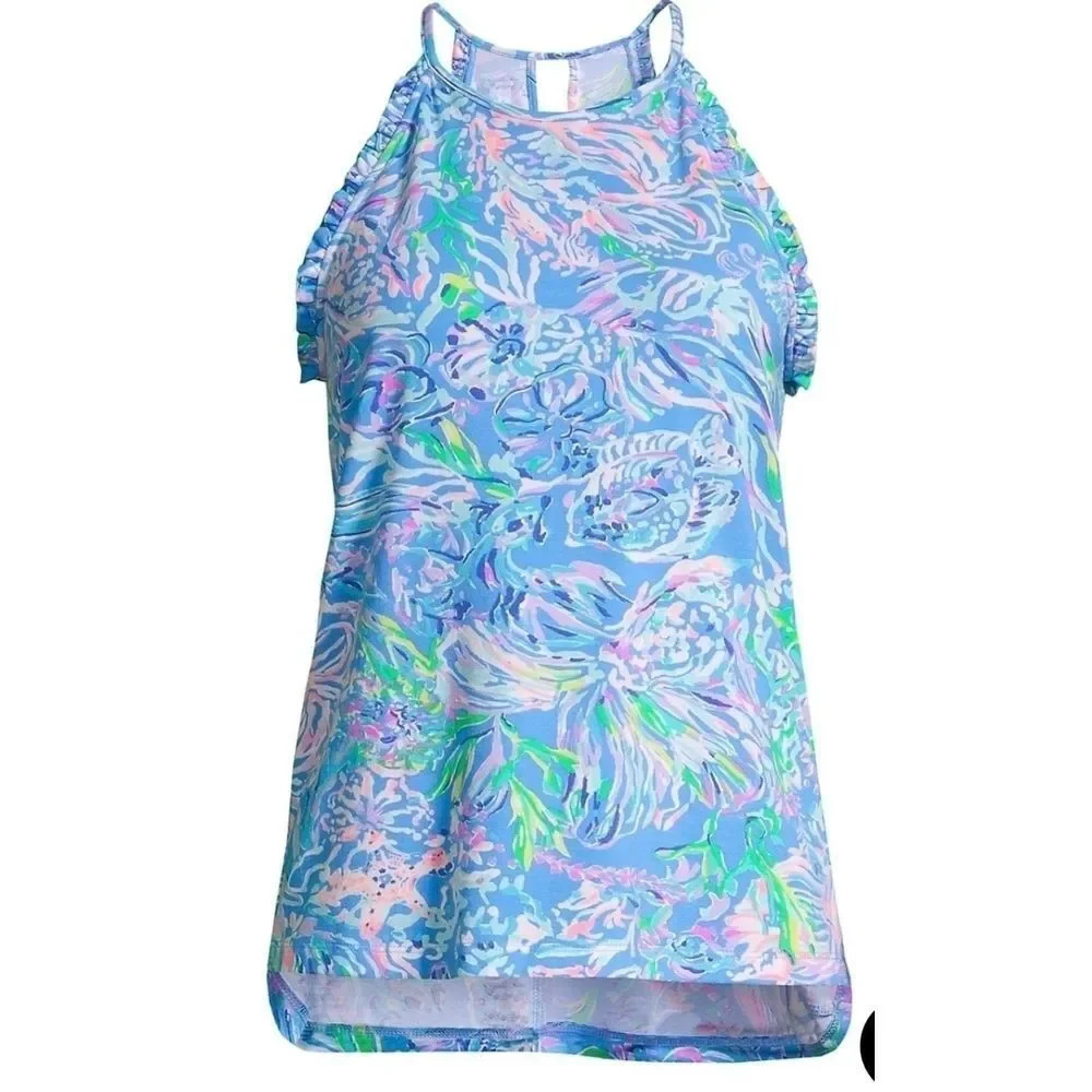 Lilly Pulitzer Alek Halterneck Tank Top XXS